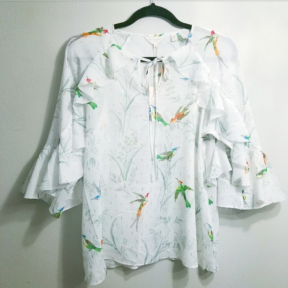 SOLD NWT TED BAKER LASSII FORTUNE BLOUSE - Picture 6 of 8